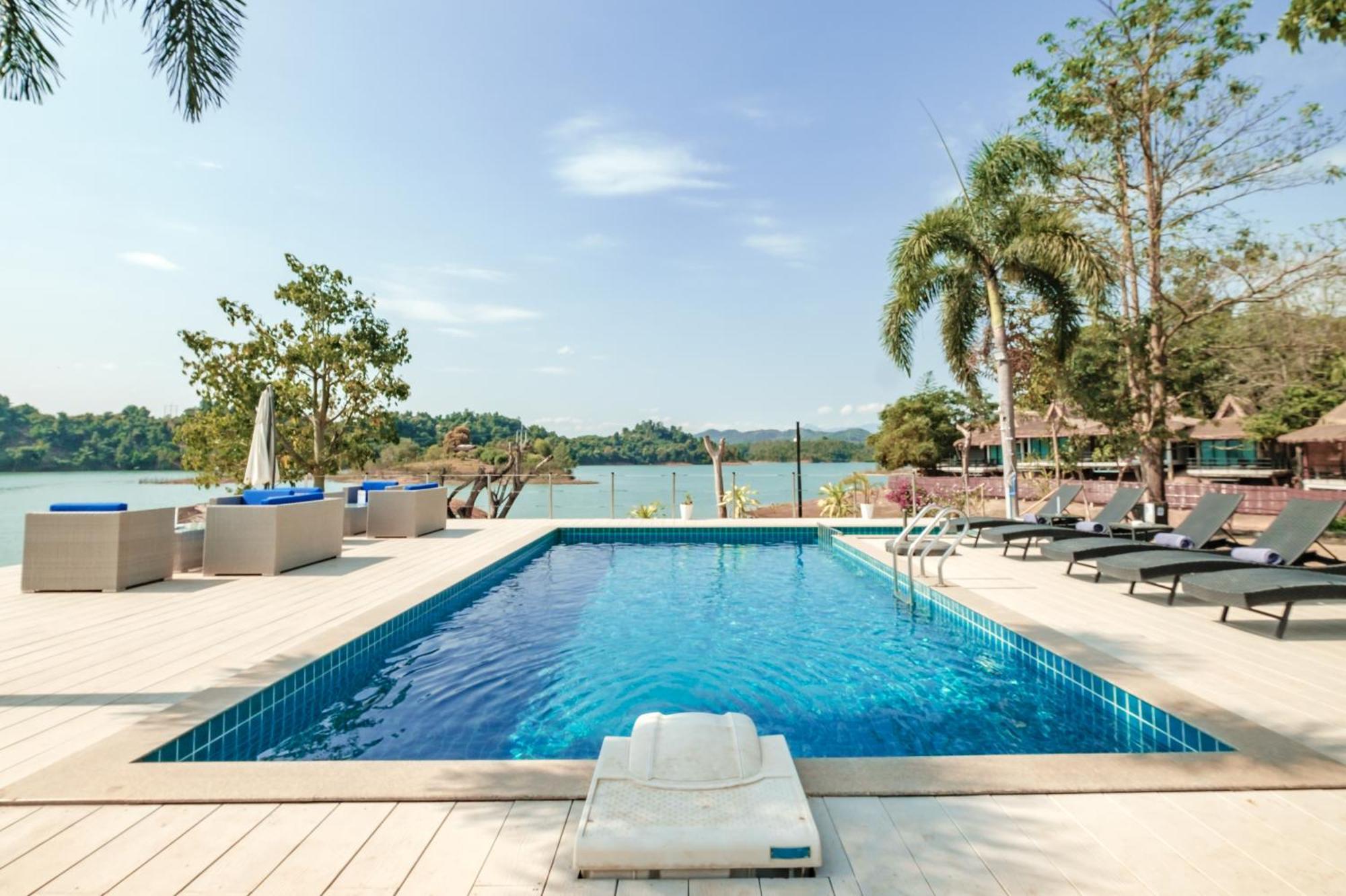 The Sanctuary Nam Ngum Beach Resort Vang Vieng Ngoại thất bức ảnh